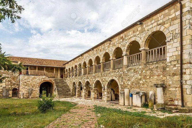 Explore Berat(UNESCO) and Apollonia from Tirana/Durres - National Iconographic Museum Onufri: church art, the altar view, and 1800s craftsmanship