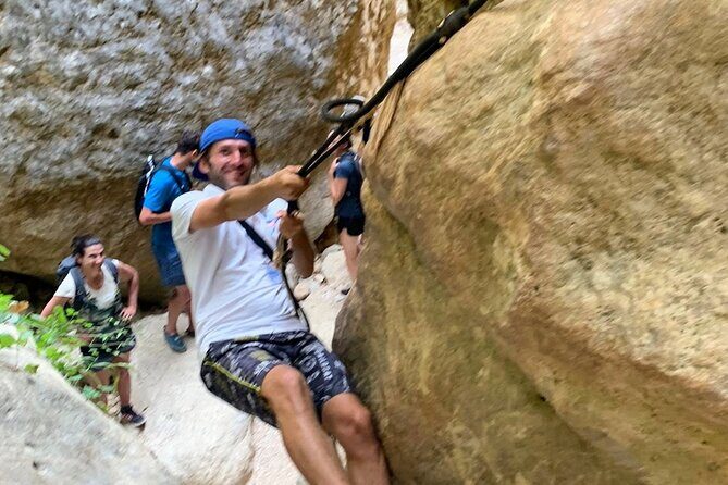 Gorge Walking & Rock Scramble The Canyon of Gjipe - Gjipe Beach: Wild Water, Cave Exploring, and Time to Reset