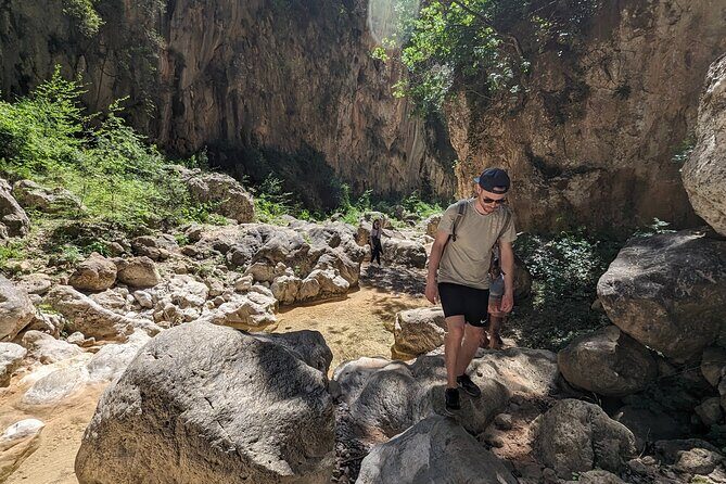Gorge Walking & Rock Scramble The Canyon of Gjipe - Gjipe Canyon Gorge Hike: The Rock Climbing Part You Actually Came For