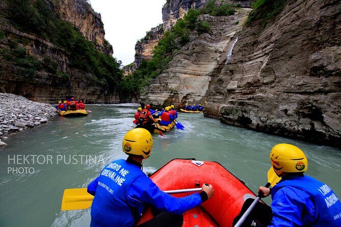 Kayak,Raft,Hiking,Canyon Exploration in Albania -6 day tour - Permet to Berat: morning Vjosa Class 3 rapids, then a slower finish