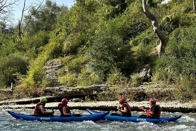 Multi Day Kayaking In Vjosa River ,Camping -6 Days - Day 1–3: Greek Border to Kaluth and Down to Permet (Long River Day Energy)