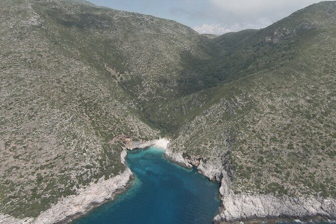 Private 6 H Boat Dafina Bay & Bear's Bay - Stop 1: Karaburun-Sazan Marine Park Views, Soda Forest, and Mezokanal Strait