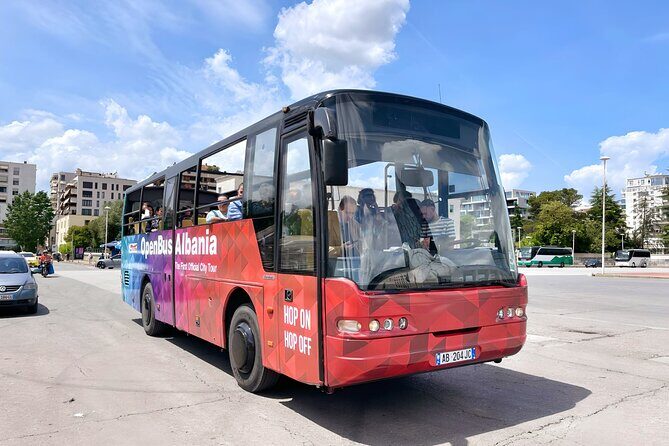 Tirana City Tour by Open Bus Albania - The Opera & Ballet Theatre stop: your first orientation anchor