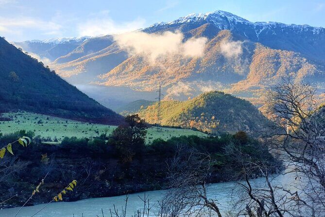 Tour to Thermal Baths of Permet and exploring Langarica Canyon - Këlcyrë Gorge: springs, caves, and an 80-meter waterfall
