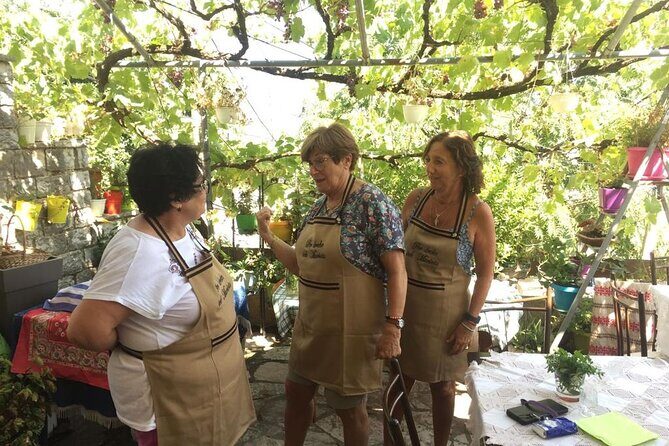 Vegetarian Cooking Class @Teta Marjeta - The meal part: raki, wine, and a proper chat at the table
