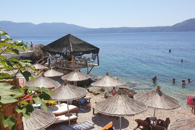 Visit Vlore & Himare Beaches includes lunch - Gjipe Beach: the small hike, loungers, showers, and canyon-walk option