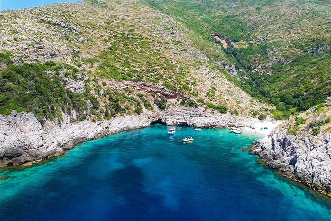 Vlore: Dafina Bay and Haxhi Ali Cave Private Speedboat Tour - Haxhi Ali Cave: a 20-Minute Cave Visit With Snorkeling Time