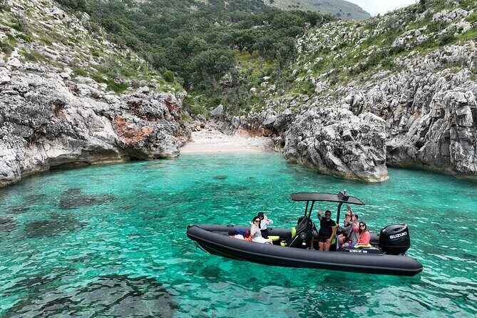 Vlore Speedboat Tour to Sazan Island & Haxhi Ali Cave - Stop 1: Sazan Island for Fortified Corners and Real Seaside Time