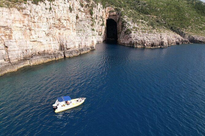 Vlore Speedboat Tour to Sazan Island & Haxhi Ali Cave - Karaburun Coast From the Water: Limestone Rocks and Quick Views